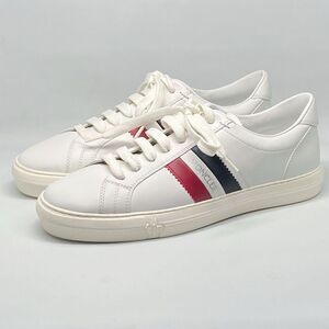 Moncler Low Top Leather Sneakers size 42/us size 9